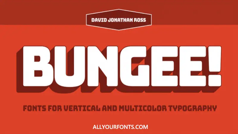 Bungee Font Family Free Download