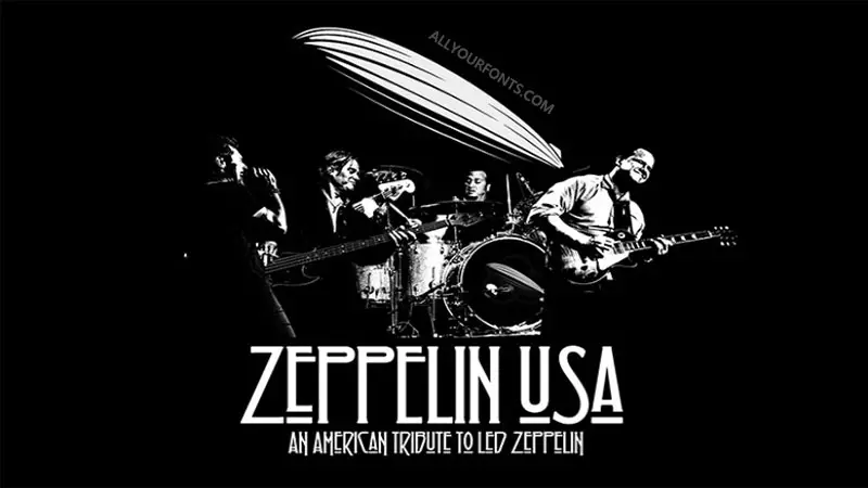 Led Zeppelin Font Family Free Download