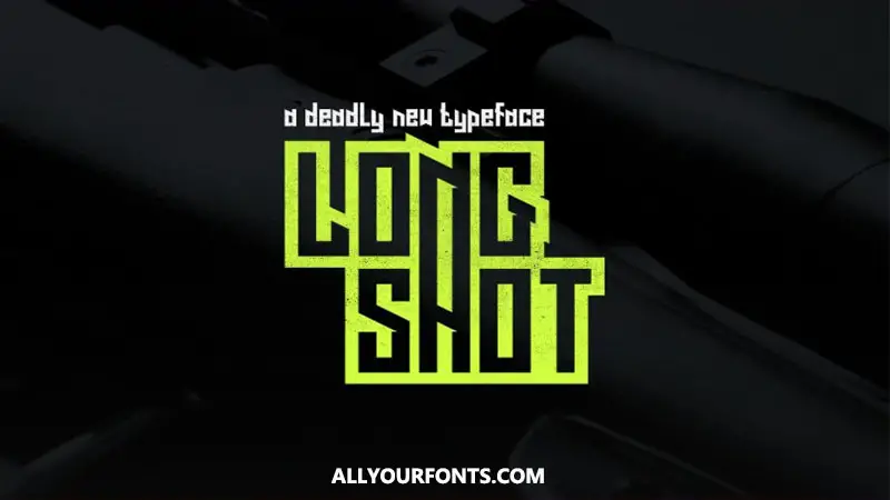 Long Shot Font Family Free Download