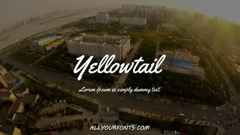 Yellowtail Font Family Free Download