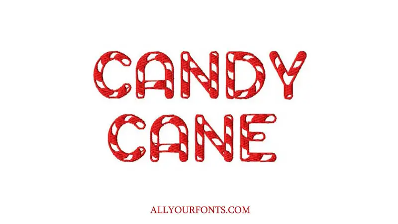 Candy Cane Font Family Free Download