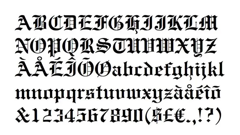 Engravers Old English Font Family Download