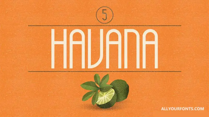 Havana Font Family Free Download