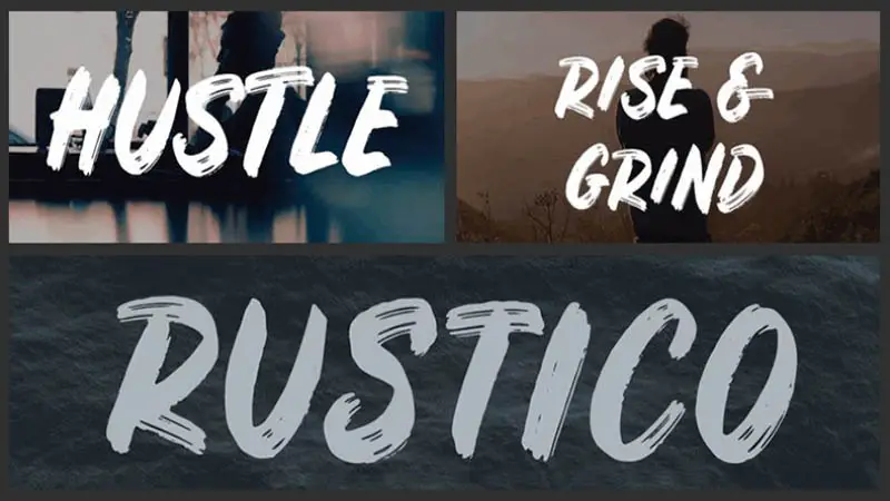 Rustico Font Family Download