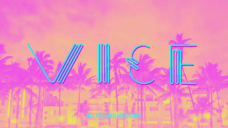 Vice Font Family Free Download
