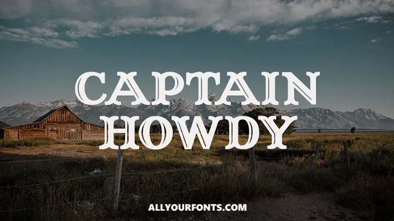 Captain Howdy Font Family Free Download
