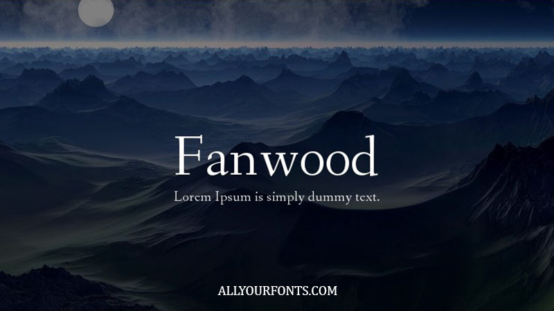 Fanwood Font Family Free Download