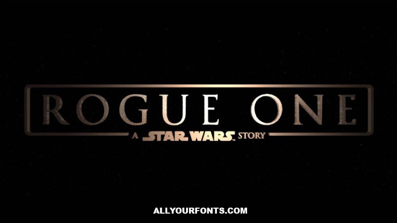Rogue One Font Family Free Download
