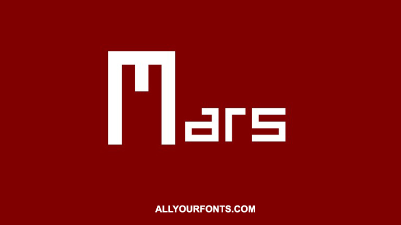 Mars Font Free Download