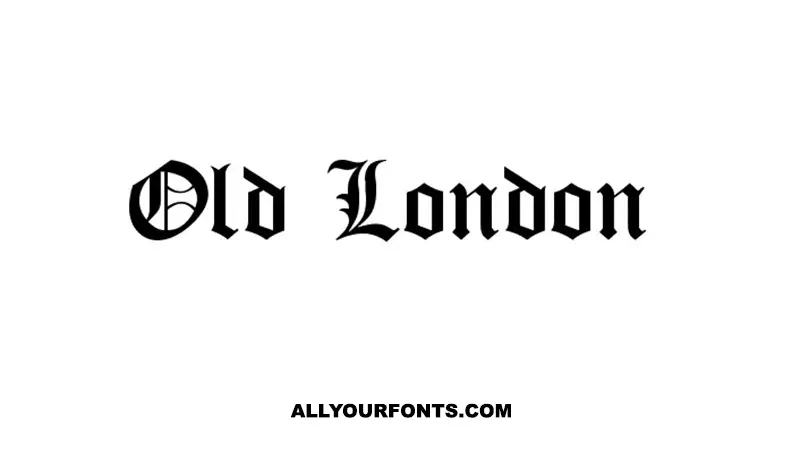Old London Font Free Download