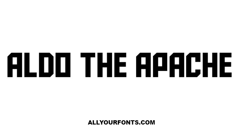 Alod The Apache Font Family Free Download