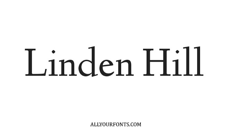 Linden Hill Font Family Free Download