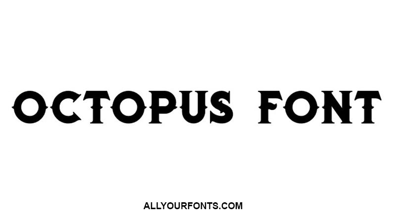 Octopus Font Family Free Download