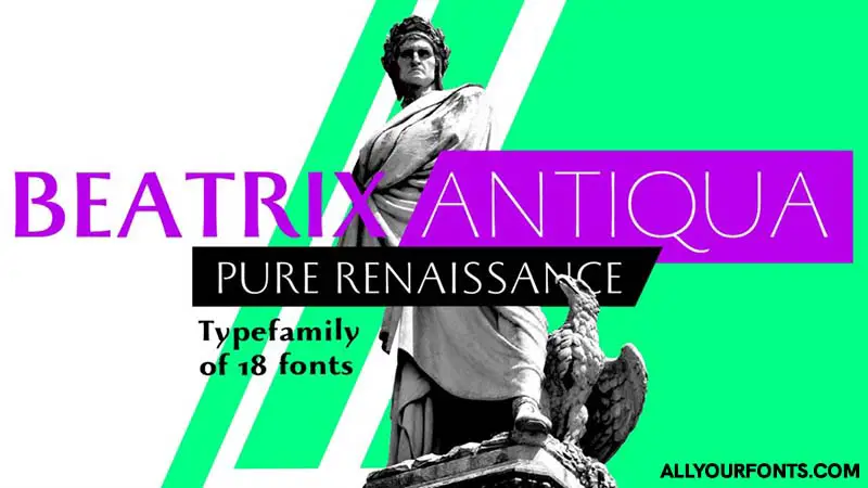 Beatrix Antiqua Font Family Free Download