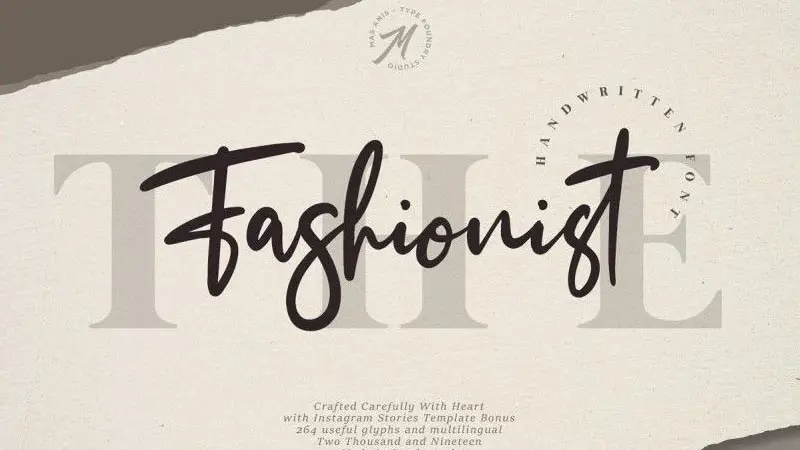 The Fashionist Font Family Free Download